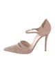 Giorgio Armani Suede D'Orsay Pumps