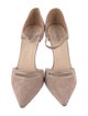 Giorgio Armani Suede D'Orsay Pumps