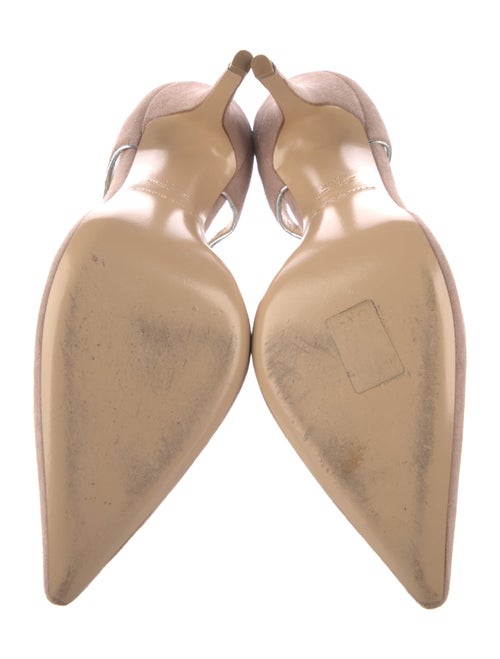 Giorgio Armani Suede D'Orsay Pumps