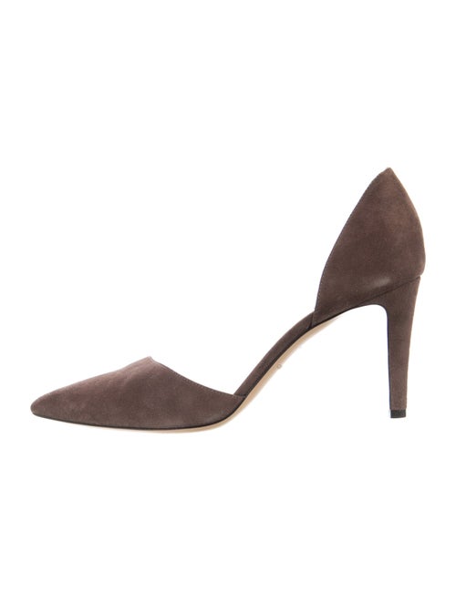 Giorgio Armani Suede D'Orsay Pumps