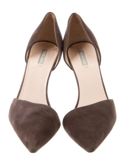 Giorgio Armani Suede D'Orsay Pumps
