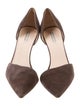 Giorgio Armani Suede D'Orsay Pumps