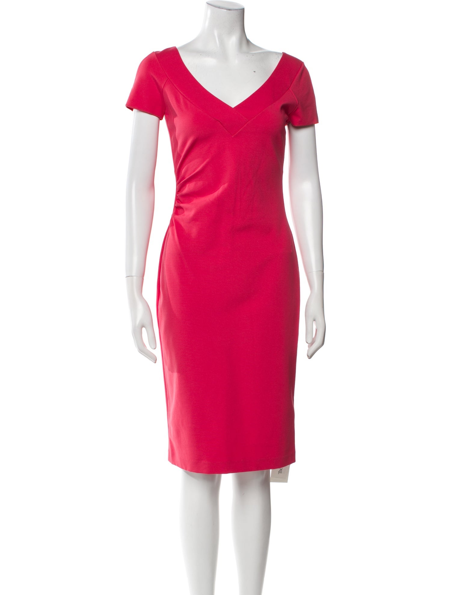 Giorgio Armani V-Neck Knee-Length Dress