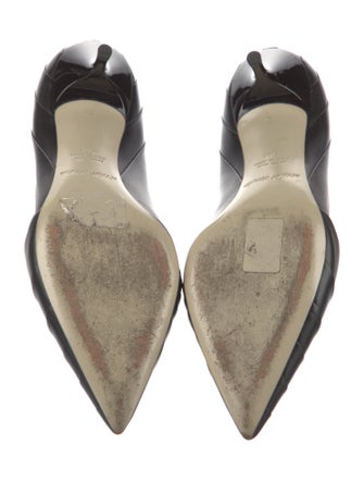 Giorgio Armani Leather D'Orsay Pumps