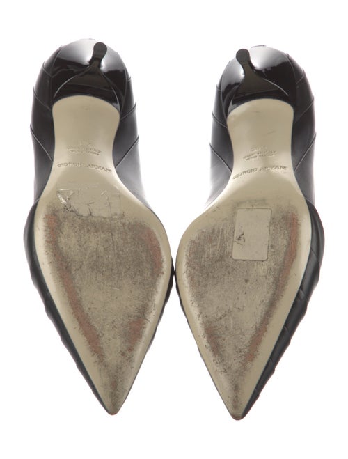 Giorgio Armani Leather D'Orsay Pumps