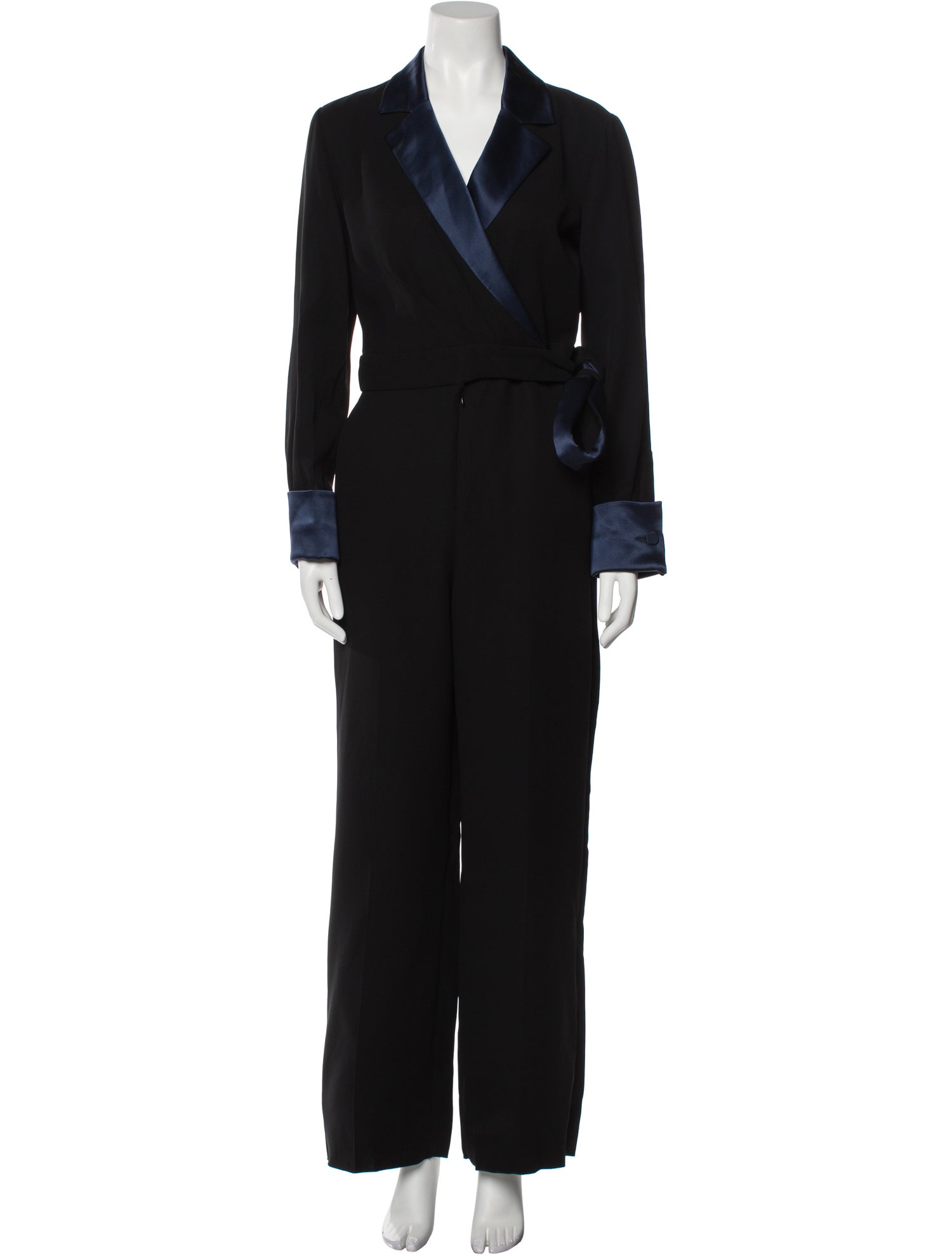 Giorgio Armani Silk V-Neck Jumpsuit w/ Tags