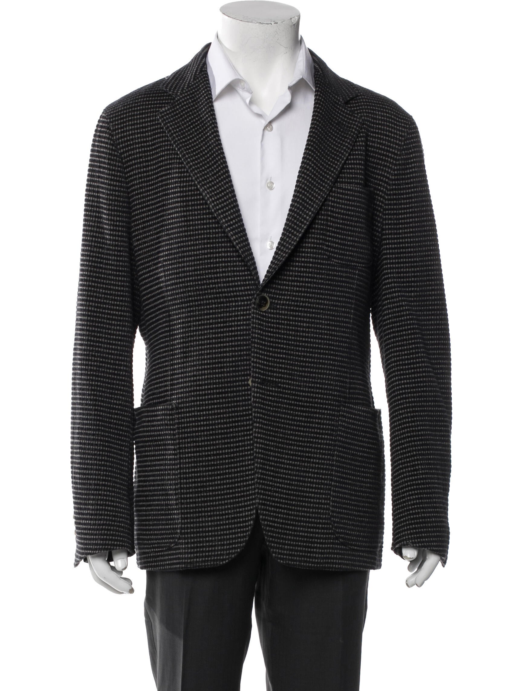 Giorgio Armani Polka Dot Print Blazer