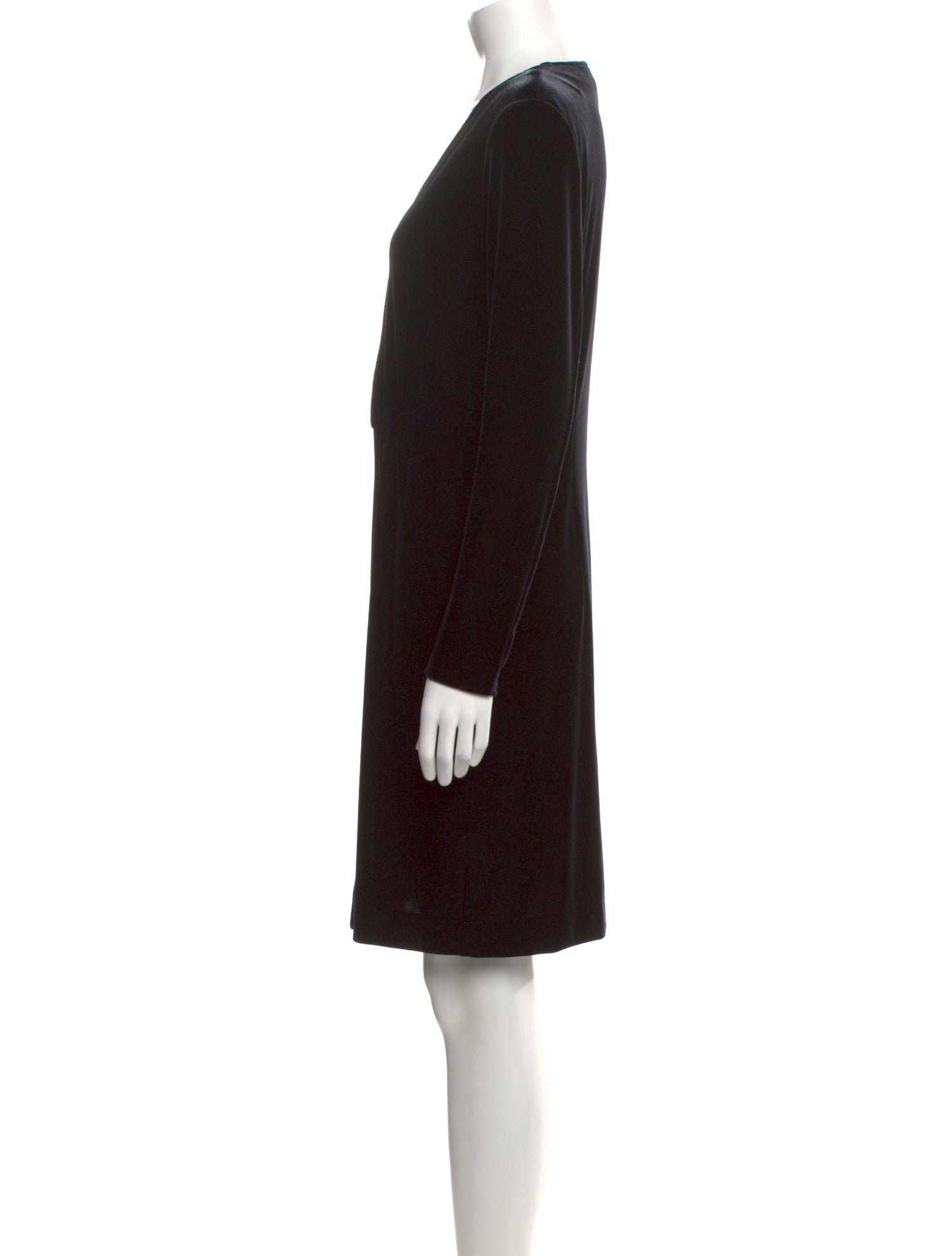 Giorgio Armani V-Neck Knee-Length Dress