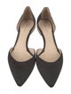 Giorgio Armani Satin D'Orsay Flats