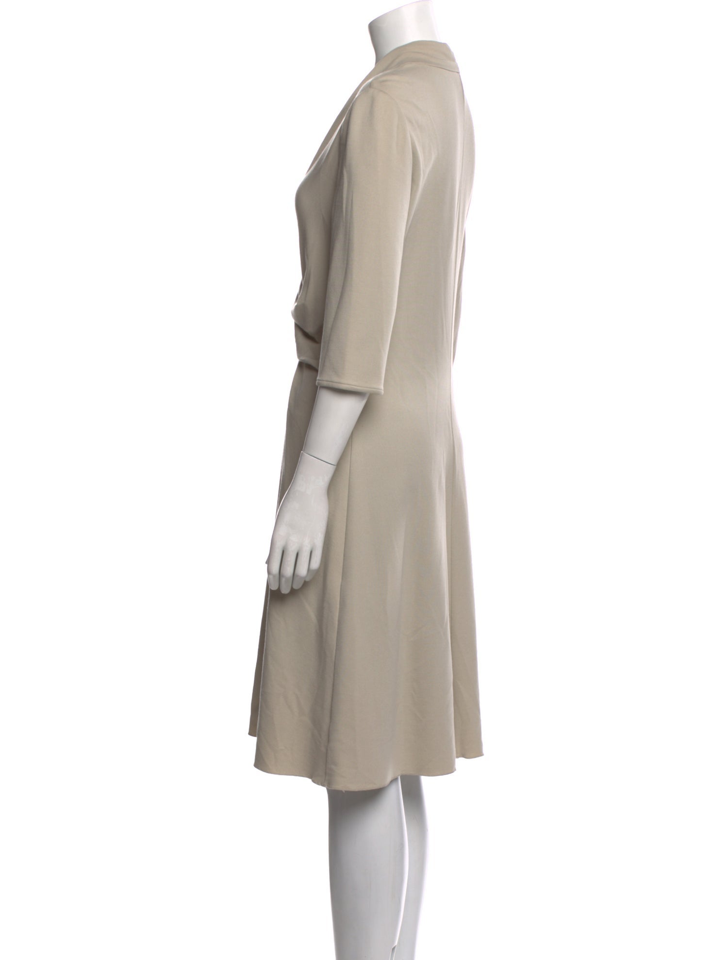 Giorgio Armani V-Neck Knee-Length Dress