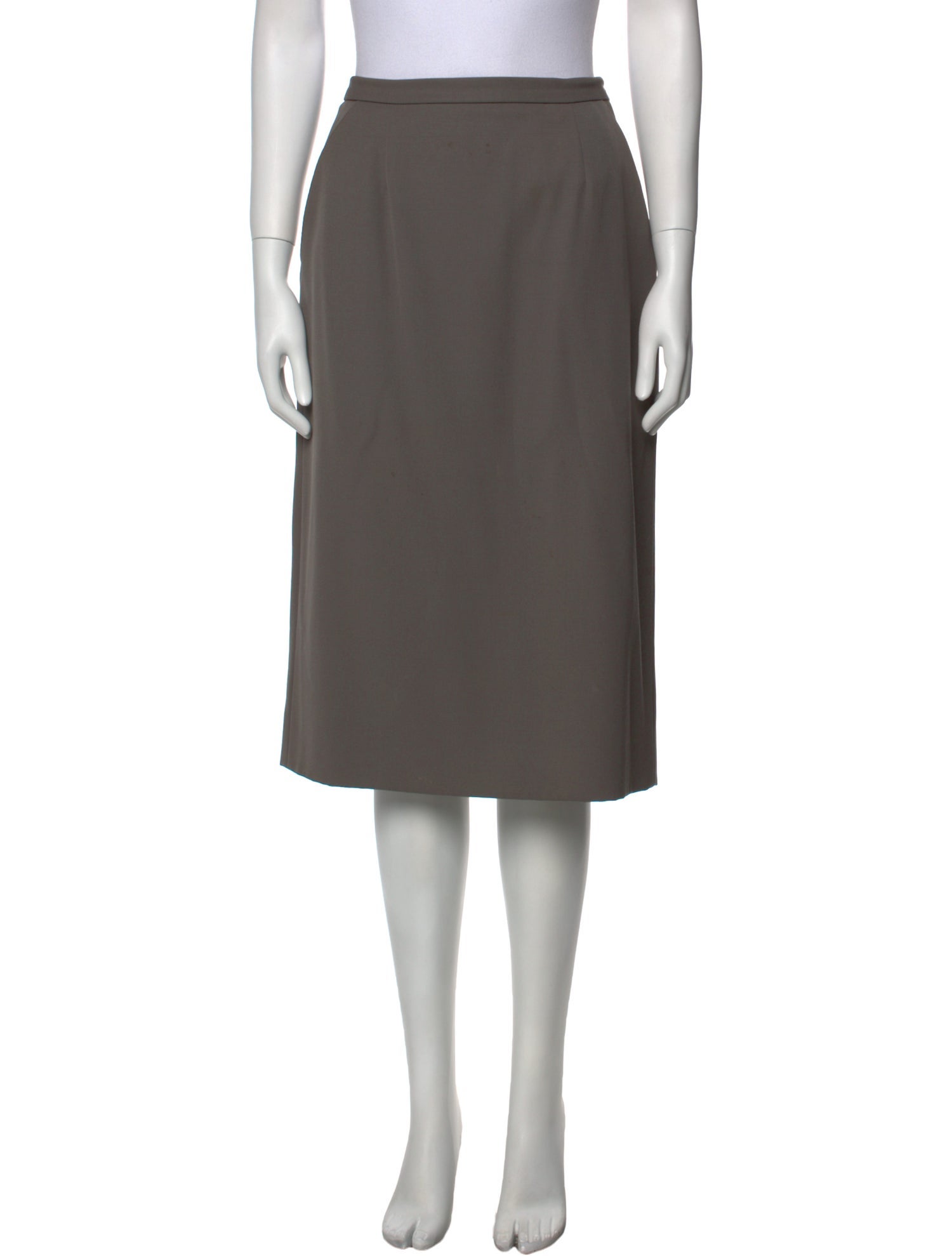 Giorgio Armani Wool Midi Length Skirt