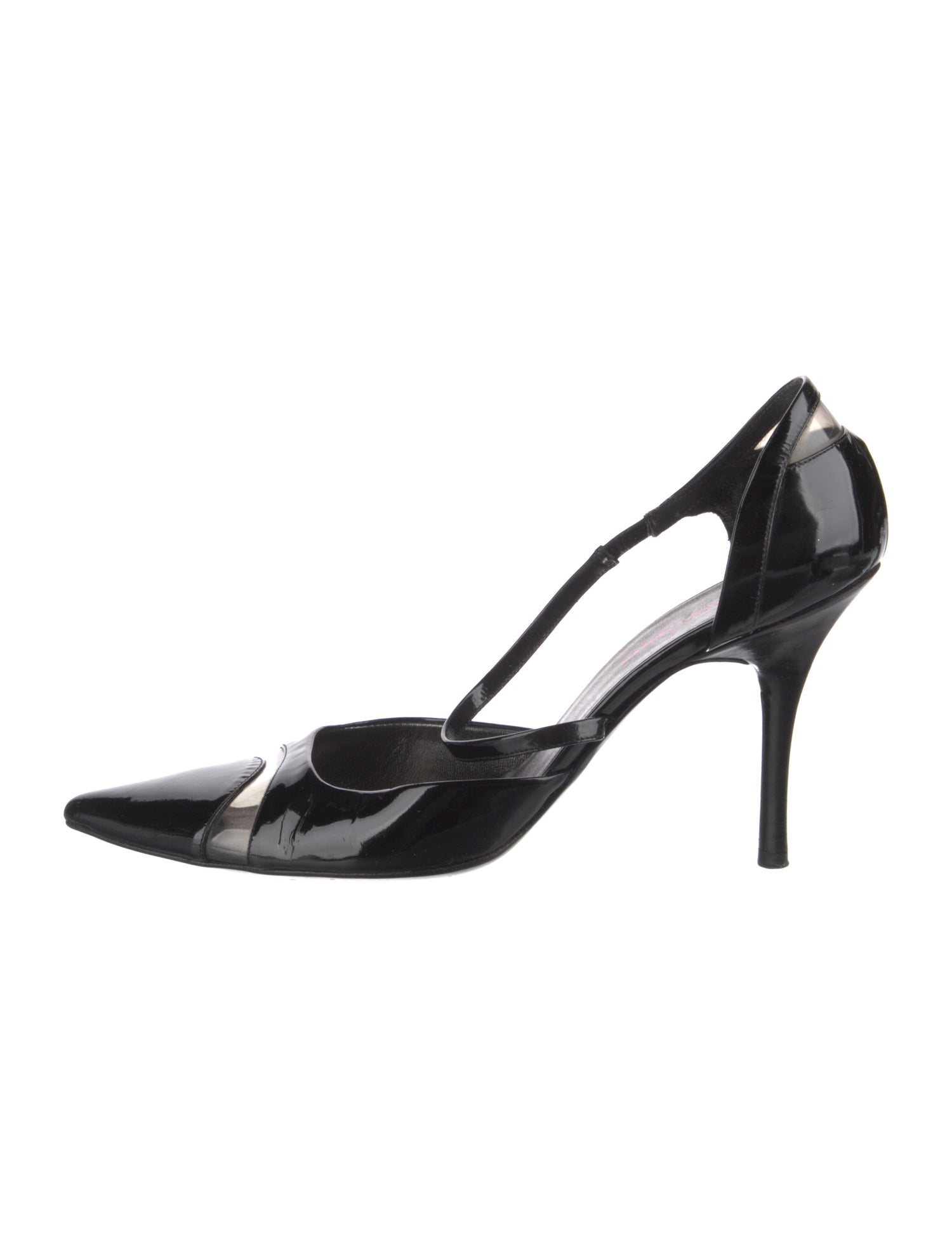 Giorgio Armani Patent Leather D'Orsay Pumps