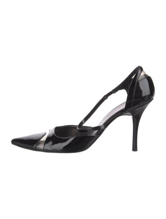 Giorgio Armani Patent Leather D'Orsay Pumps