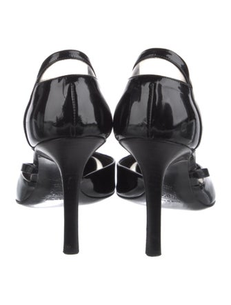 Giorgio Armani Patent Leather D'Orsay Pumps