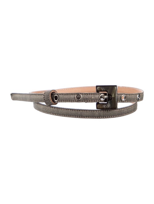 Giorgio Armani Skinny Canvas Belt