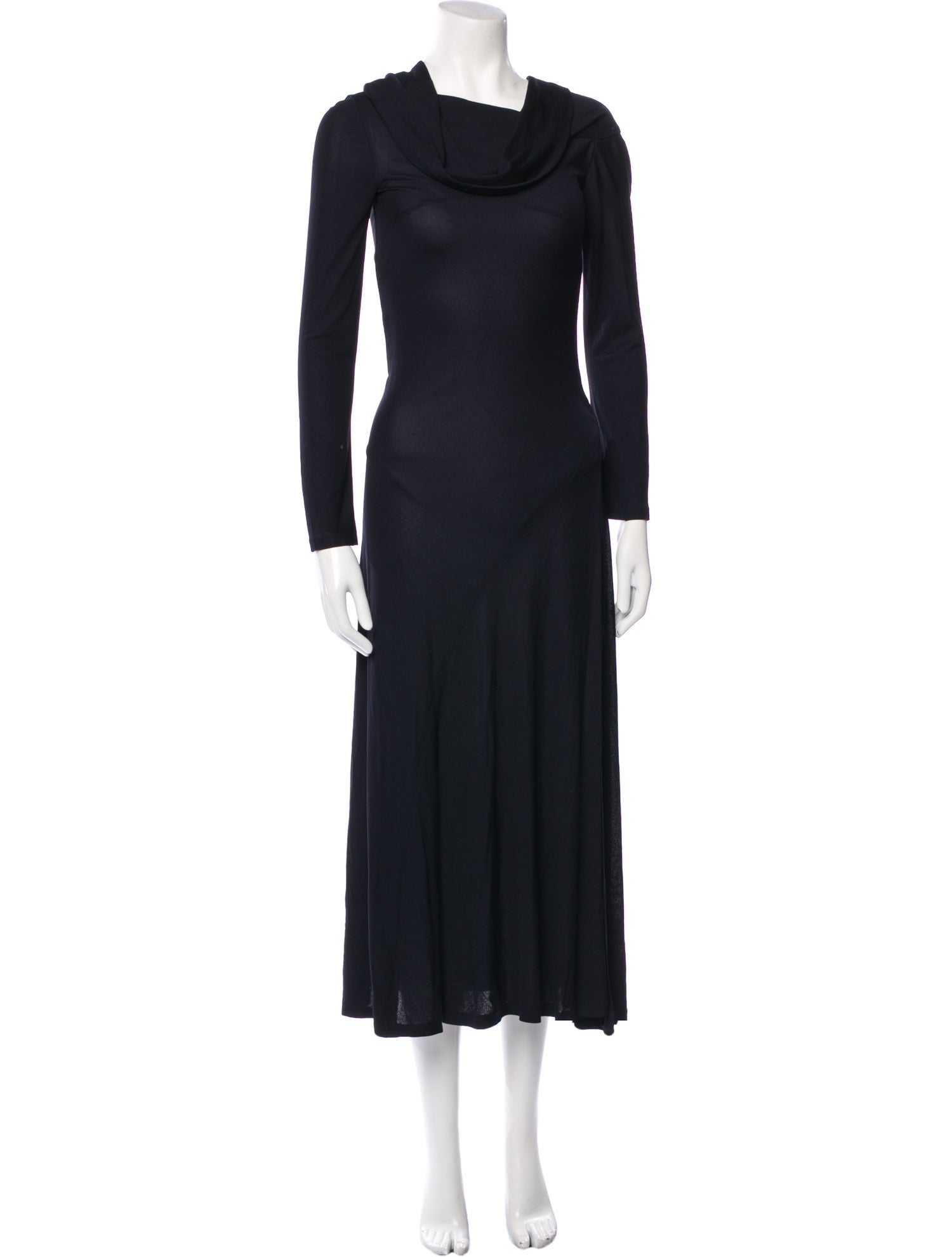 Giorgio Armani Cowl Neck Long Dress