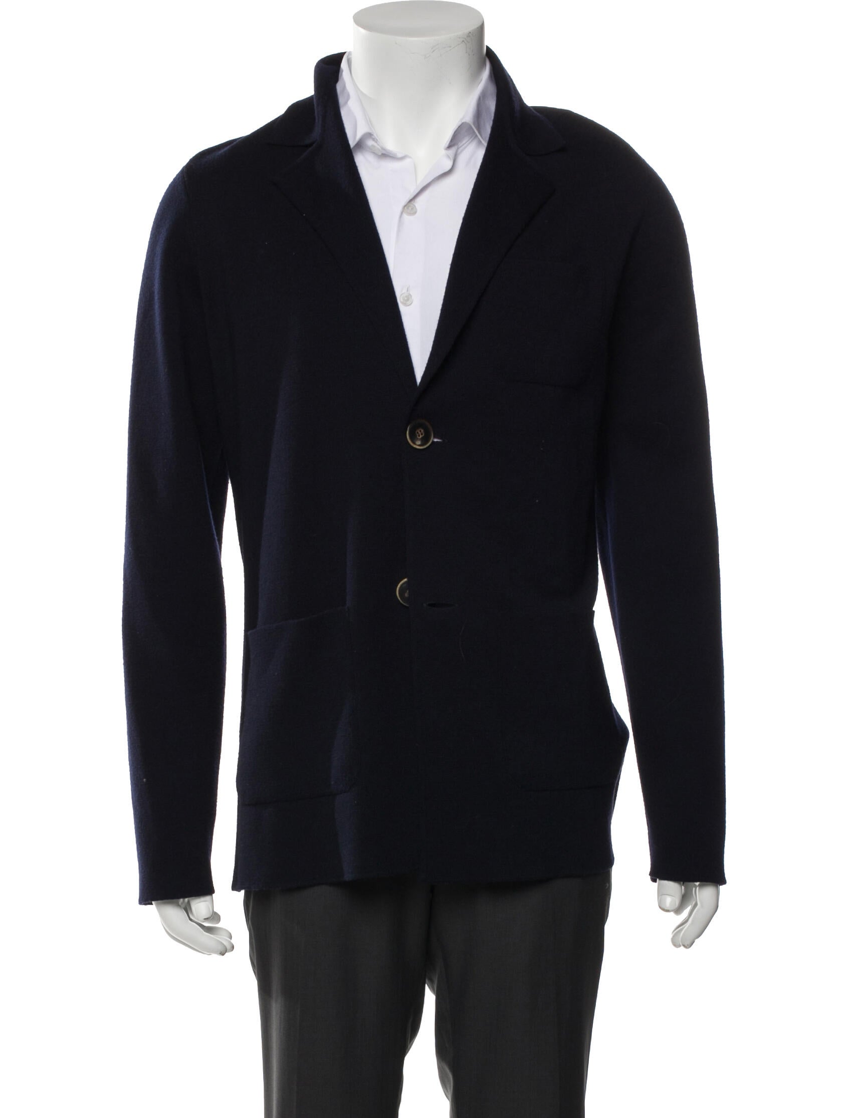 Giorgio Armani Virgin Wool Peacoat