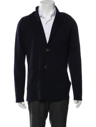 Giorgio Armani Virgin Wool Peacoat