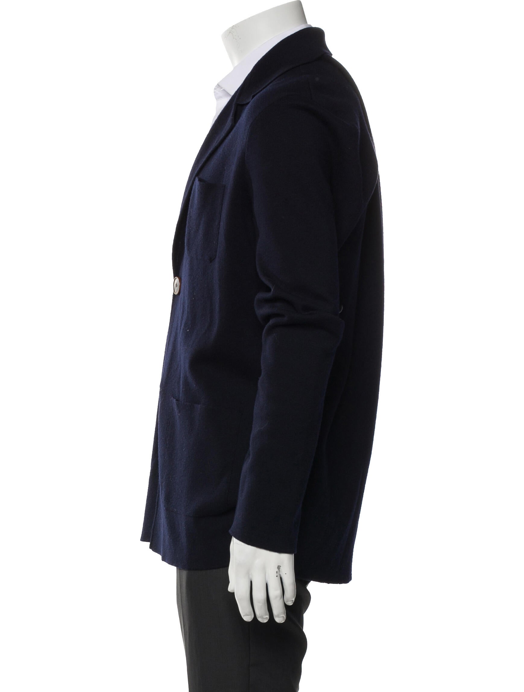 Giorgio Armani Virgin Wool Peacoat