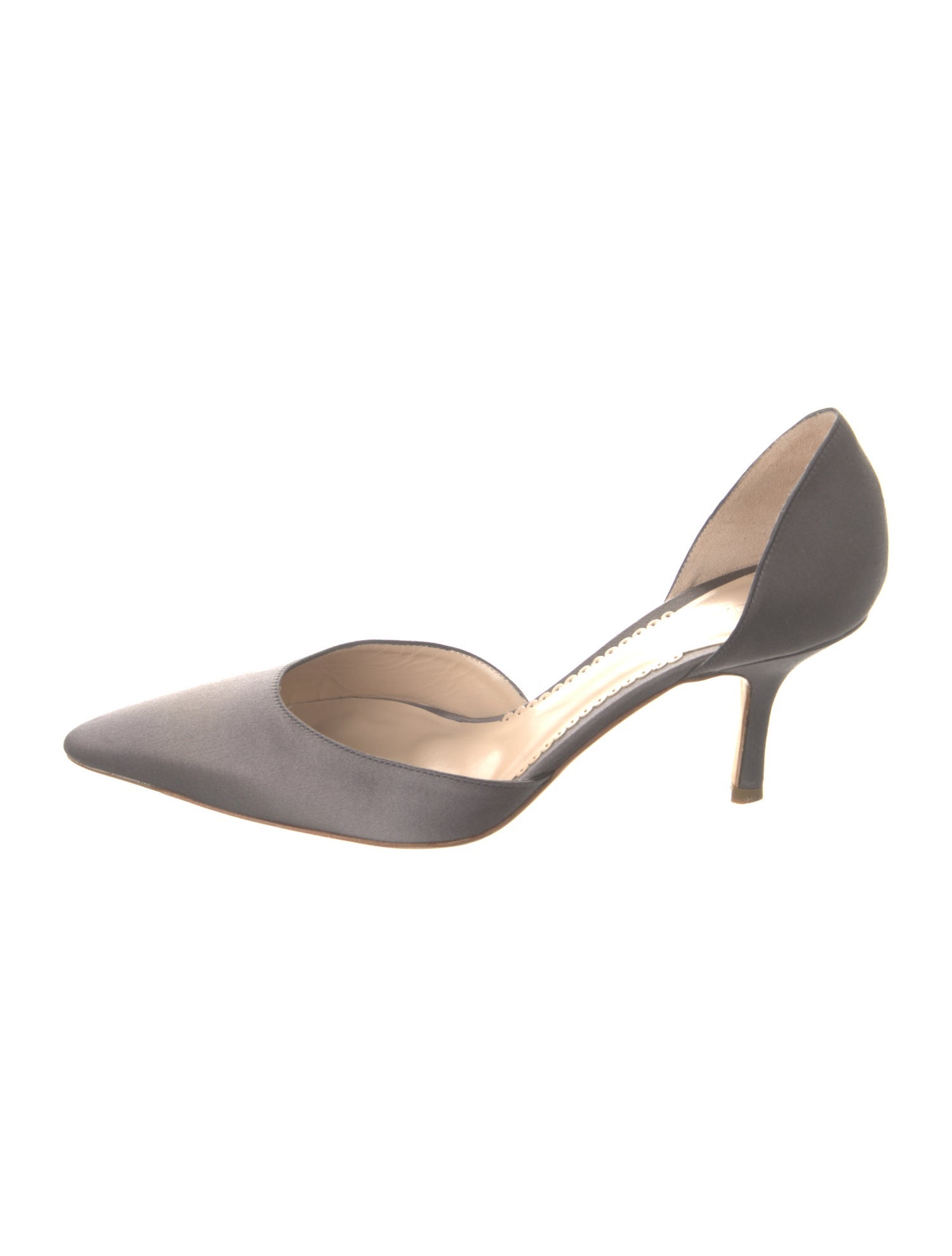 Giorgio Armani Satin D'Orsay Pumps