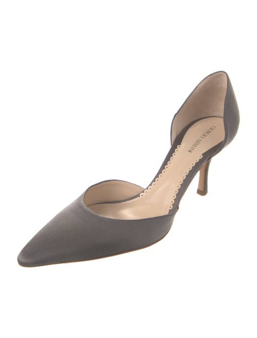 Giorgio Armani Satin D'Orsay Pumps