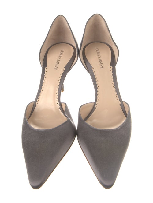 Giorgio Armani Satin D'Orsay Pumps