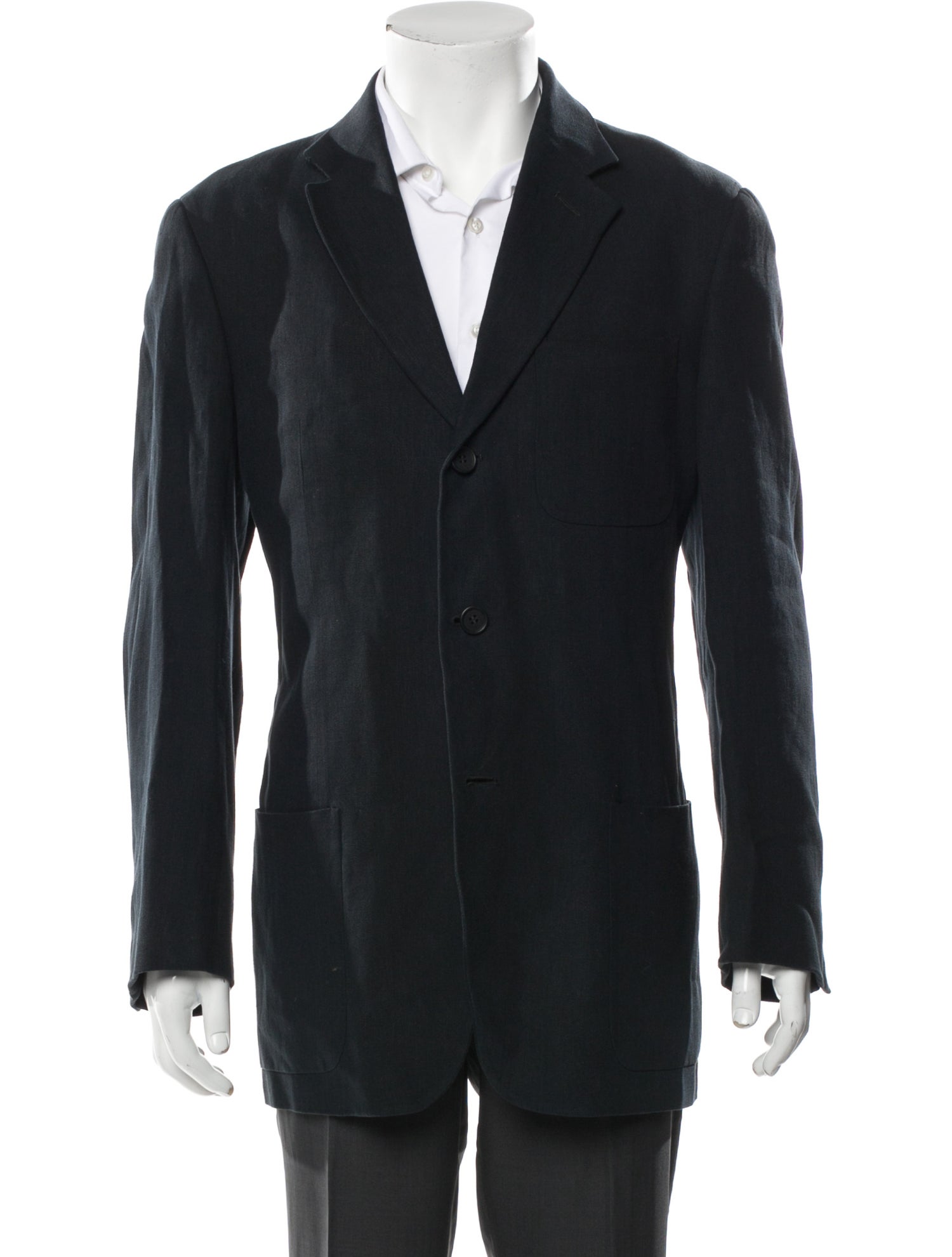 Giorgio Armani Linen Overcoat