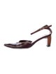 Giorgio Armani Leather Slingback Pumps