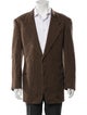 Giorgio Armani Cashmere Plaid Print Blazer