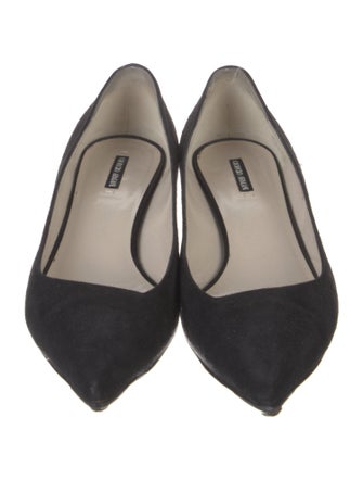 Giorgio Armani Suede Flats