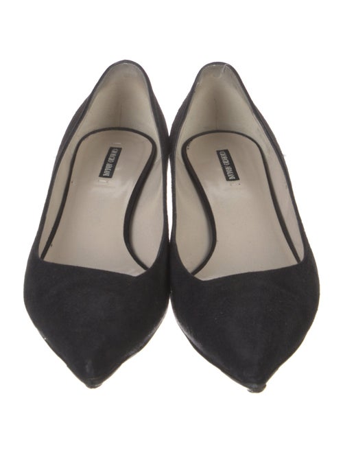 Giorgio Armani Suede Flats