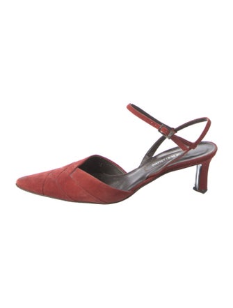 Giorgio Armani Suede Slingback Pumps