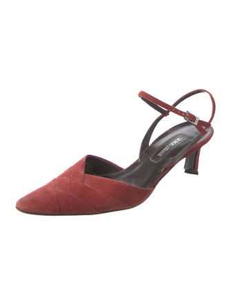 Giorgio Armani Suede Slingback Pumps