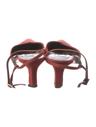 Giorgio Armani Suede Slingback Pumps