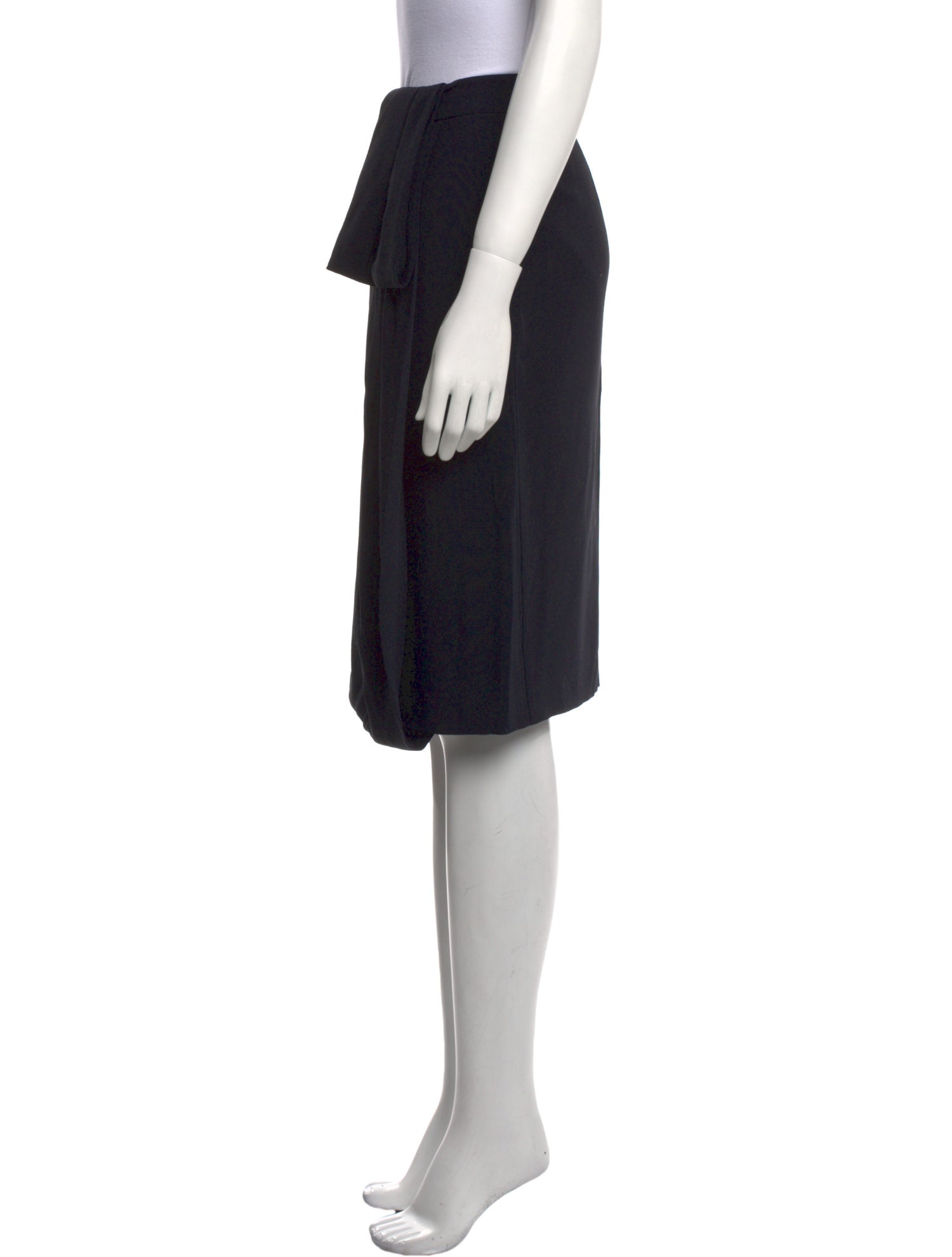 Giorgio Armani Virgin Wool Knee-Length Skirt