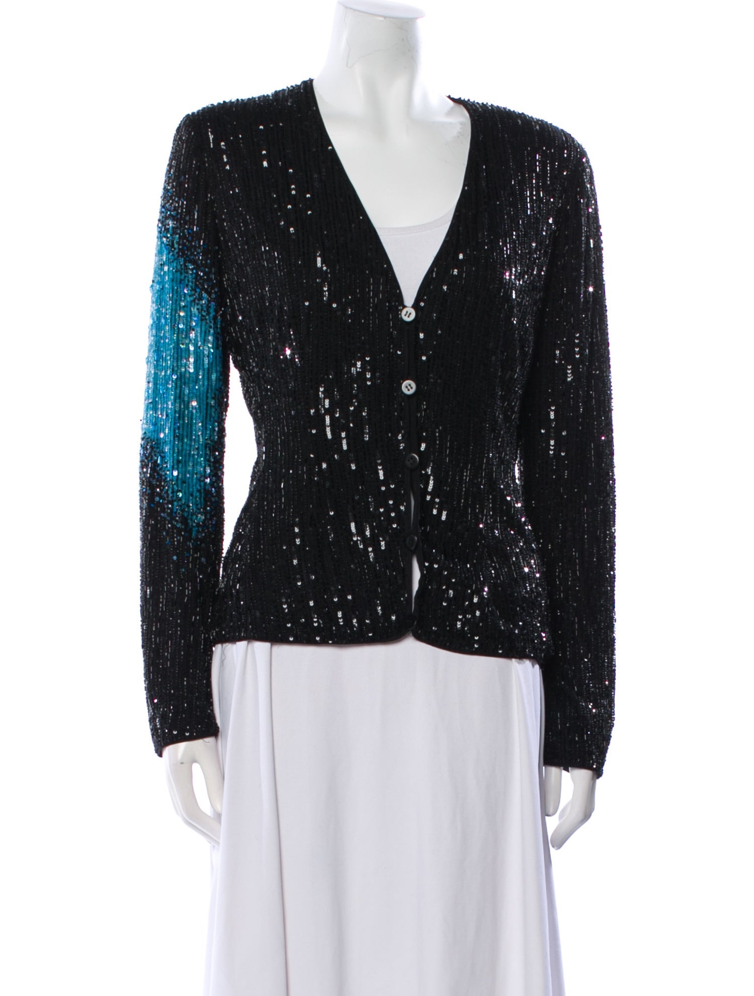 Giorgio Armani Tweed Printed Evening Jacket