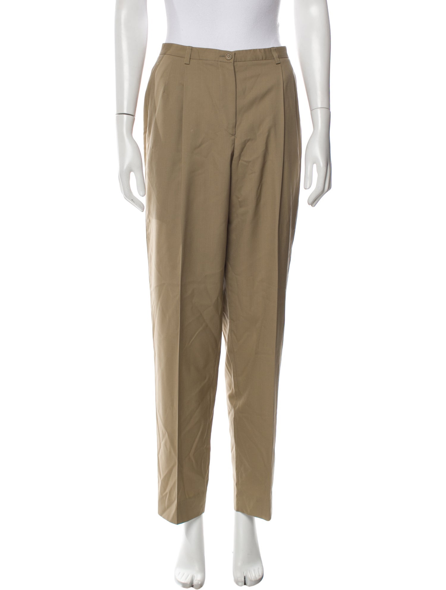 Giorgio Armani Wool Straight Leg Pants