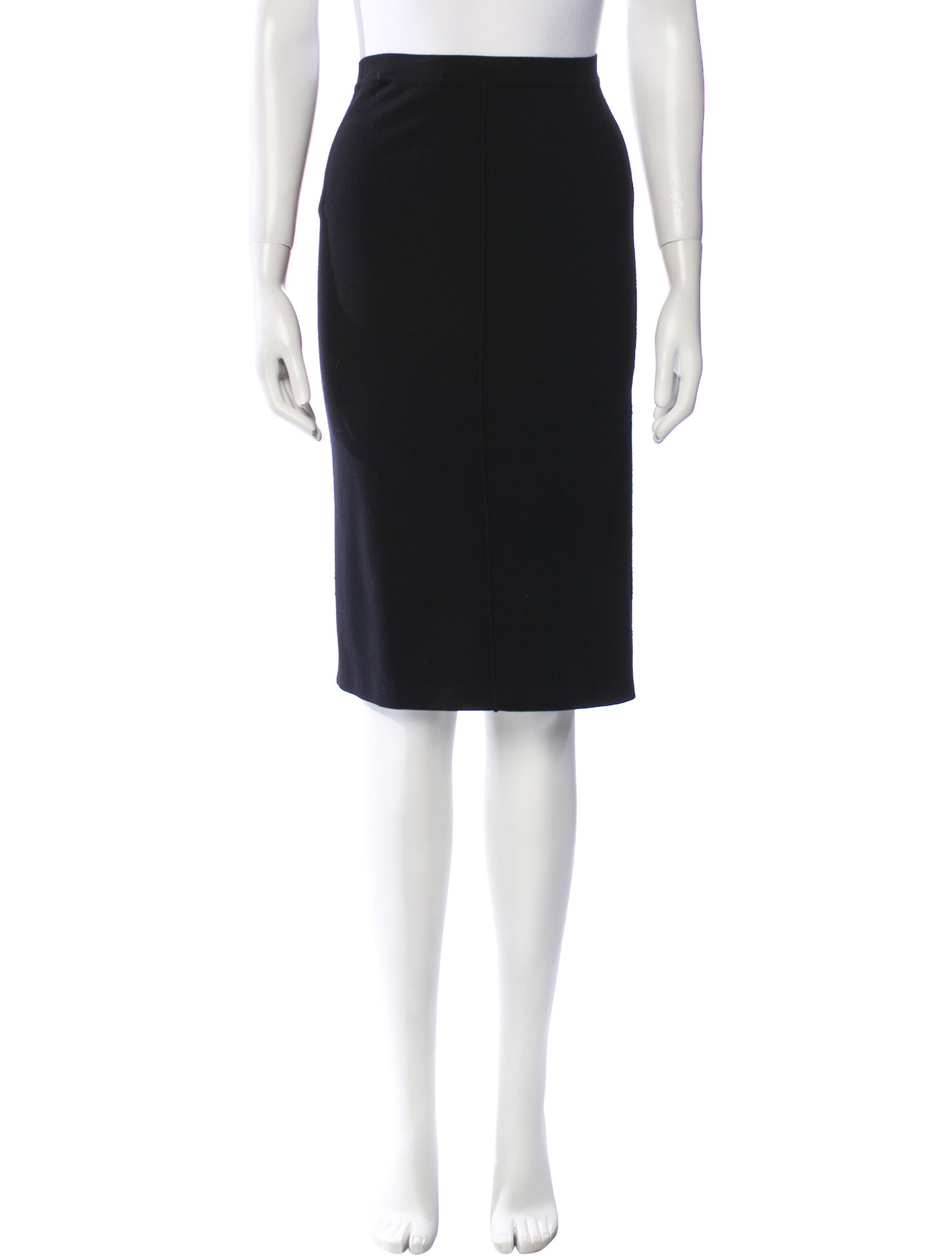 Giorgio Armani Ruffle Embellishment Knee-Length Skirt