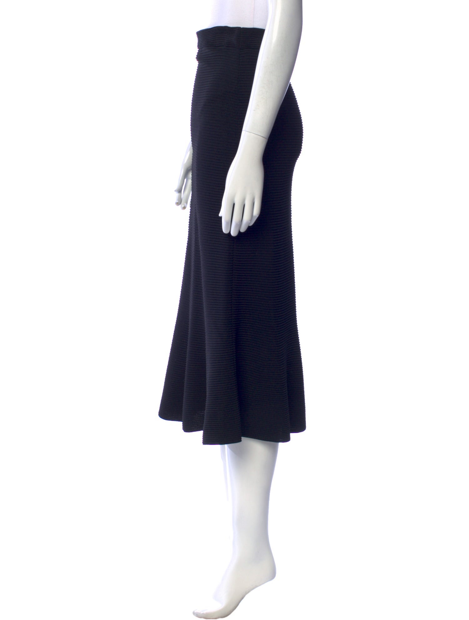 Giorgio Armani Virgin Wool Midi Length Skirt