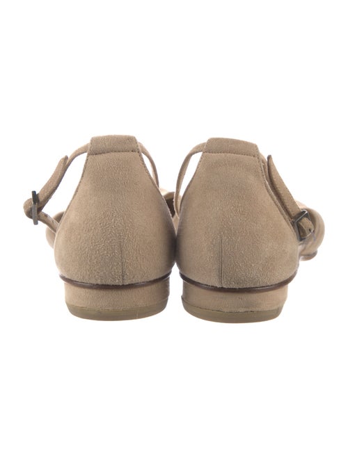 Giorgio Armani Suede D'Orsay Flats