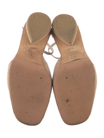 Giorgio Armani Suede D'Orsay Flats