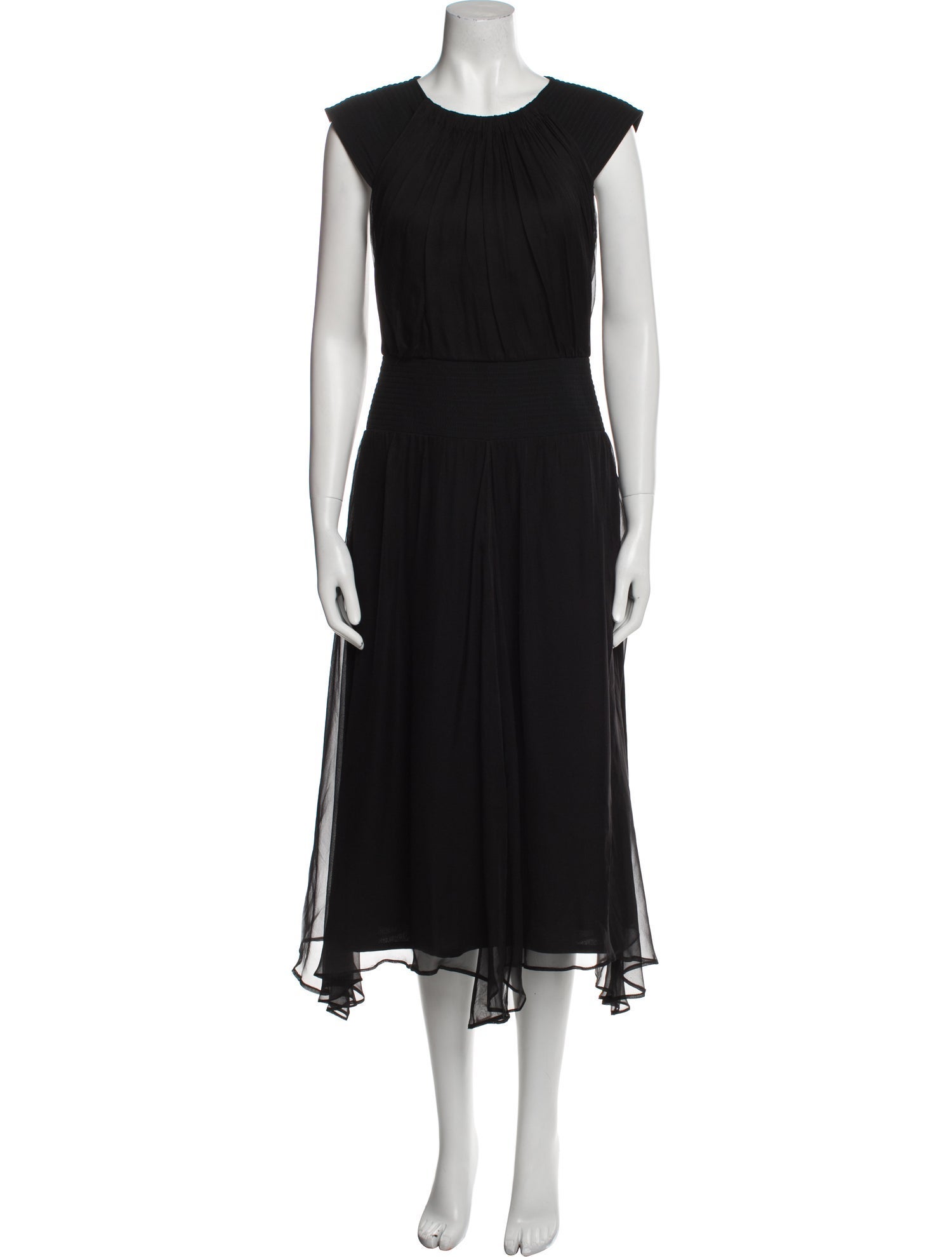 Giorgio Armani Silk Midi Length Dress