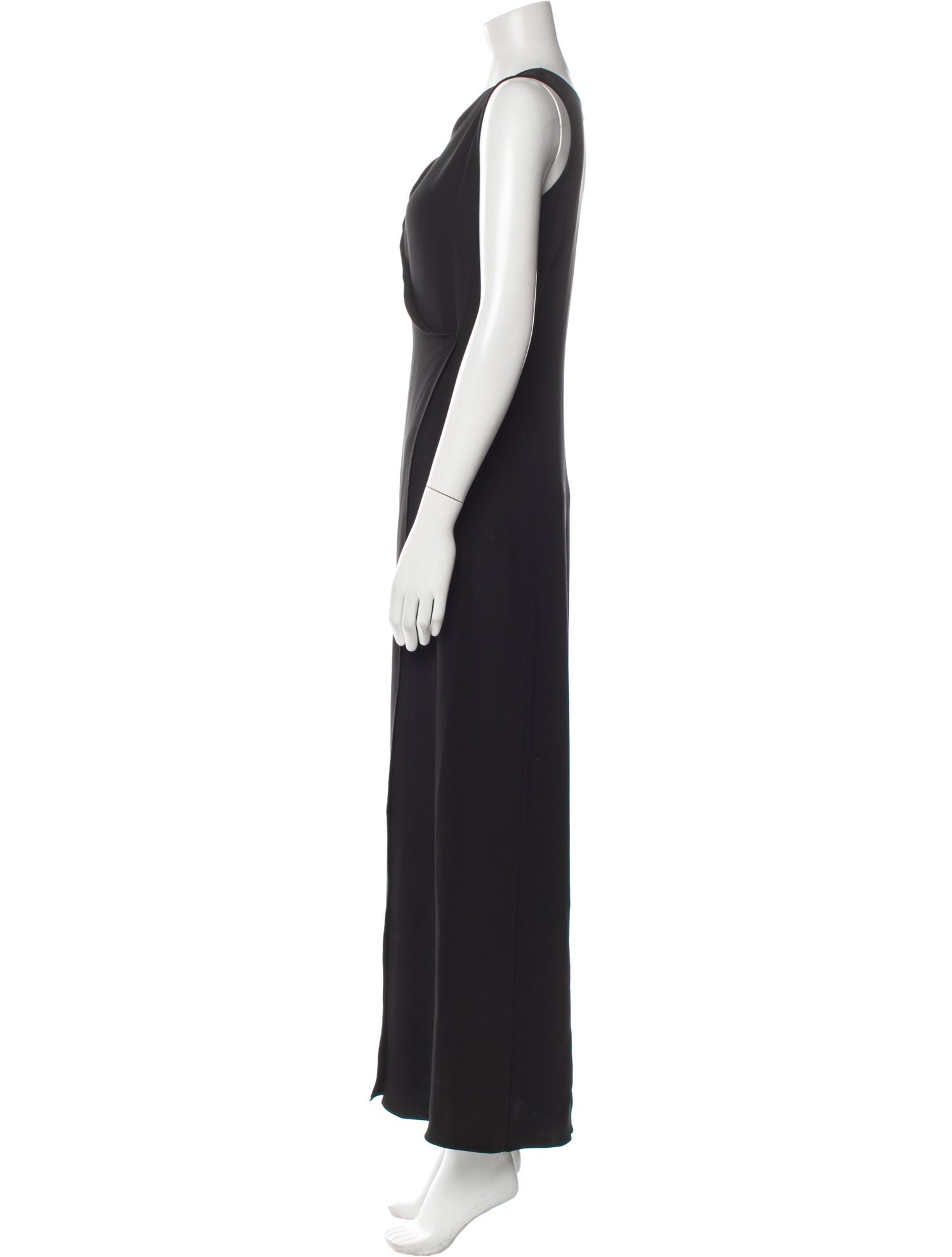 Giorgio Armani V-Neck Long Dress