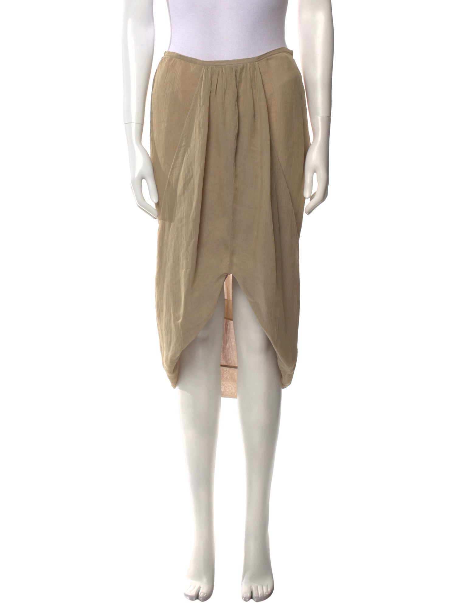 Giorgio Armani Silk Knee-Length Skirt