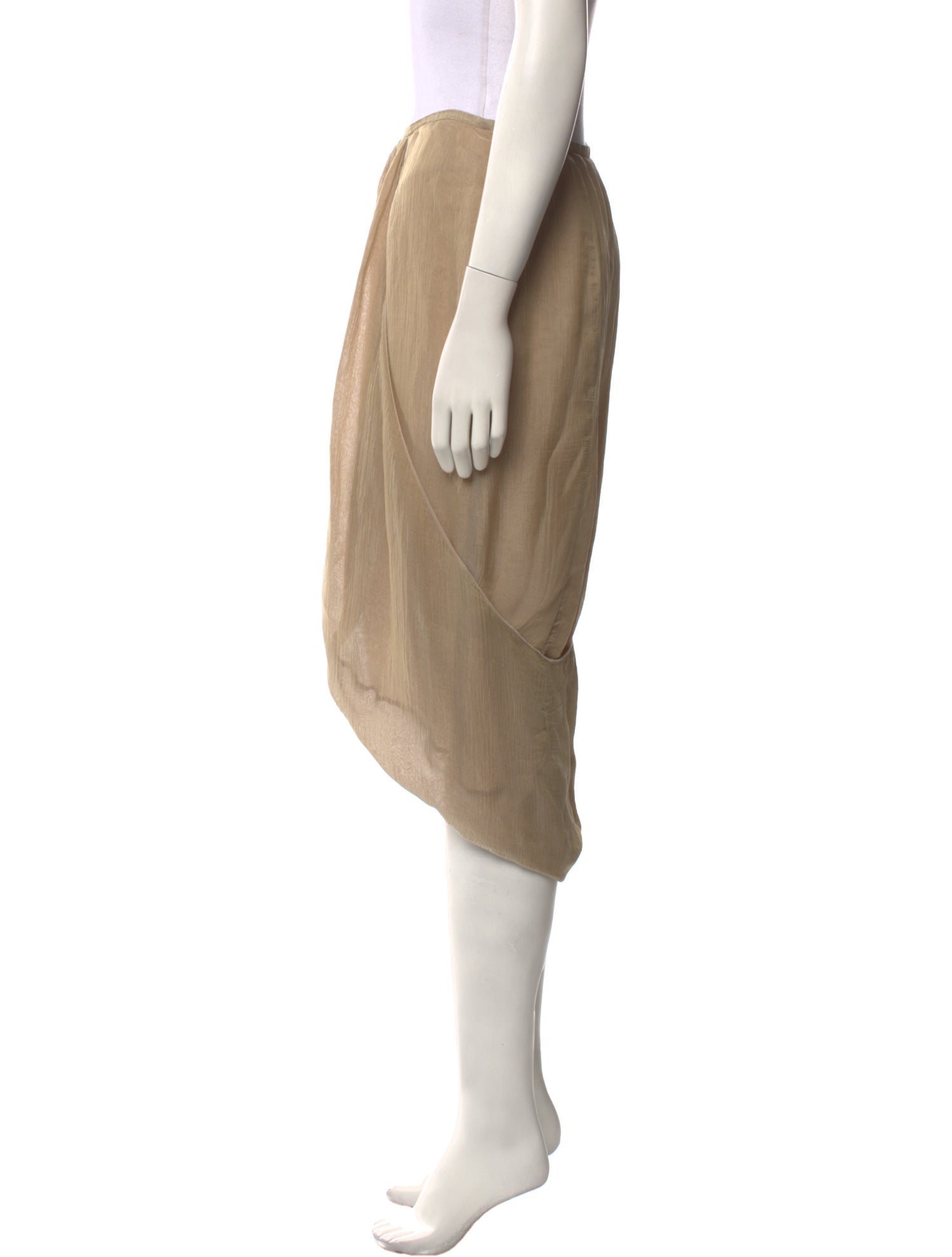 Giorgio Armani Silk Knee-Length Skirt