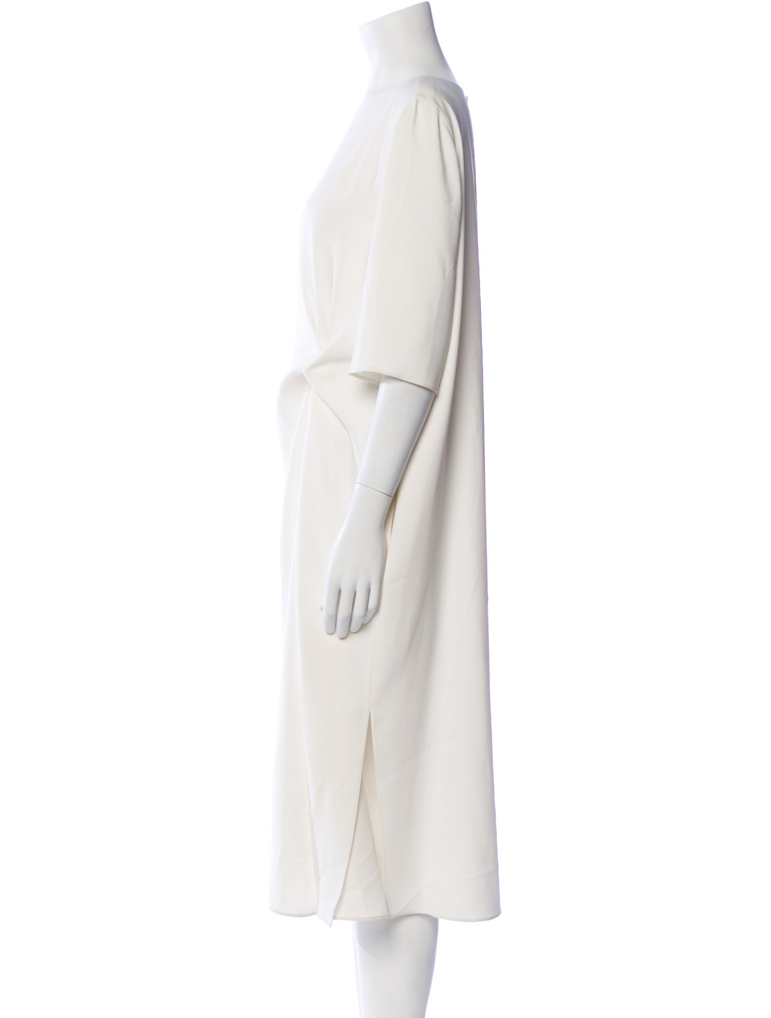 Giorgio Armani Bateau Neckline Midi Length Dress