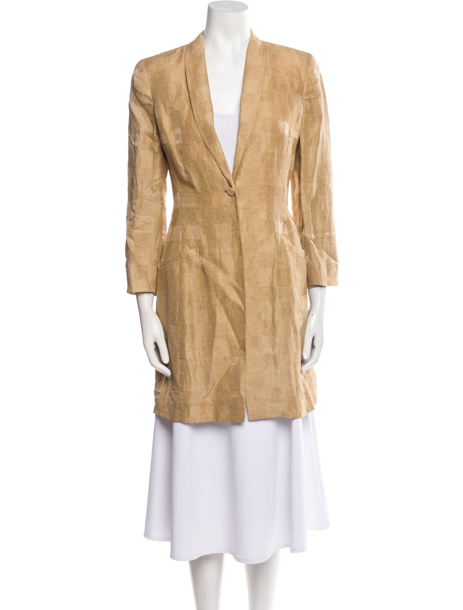 Giorgio Armani Vintage Linen Coat