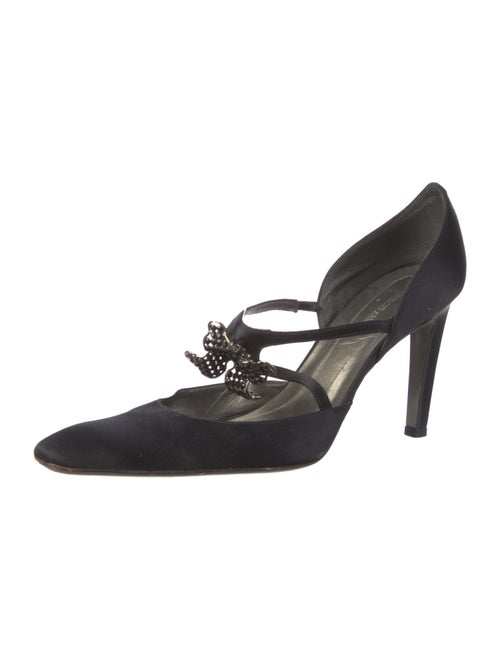 Giorgio Armani Satin D'Orsay Pumps