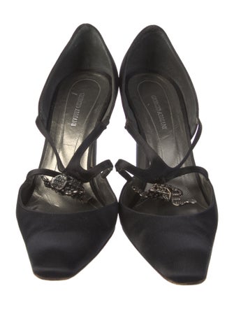 Giorgio Armani Satin D'Orsay Pumps