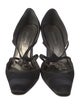 Giorgio Armani Satin D'Orsay Pumps